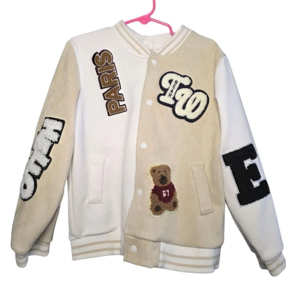 SHEIN Unisex Varsity Style Bomber Jacket 7